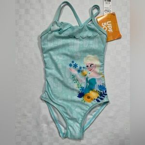 - DISNEY BLUE FROZEN ELSA ONE PIECE SWIMSUIT
